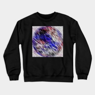 A moving globe Crewneck Sweatshirt